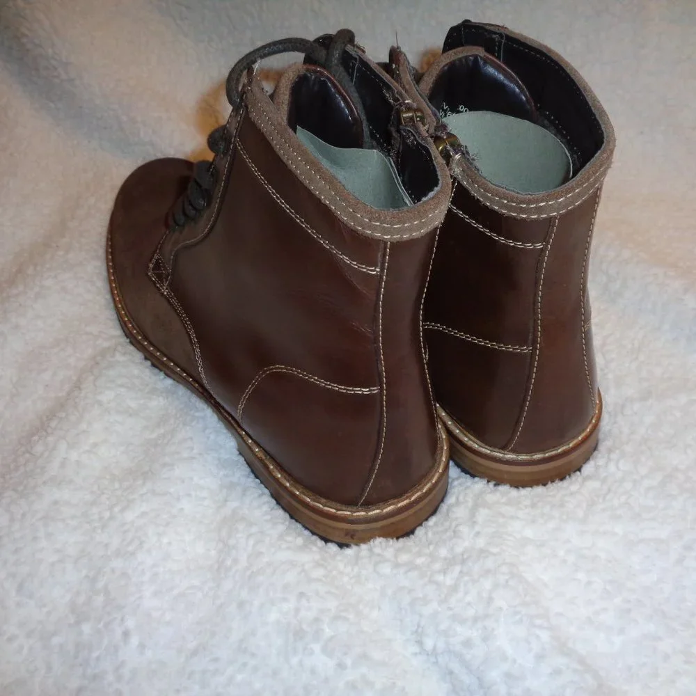 Crevo Men's Horchata Fashion Brown Lace Up Boots Size 10.5 NWT